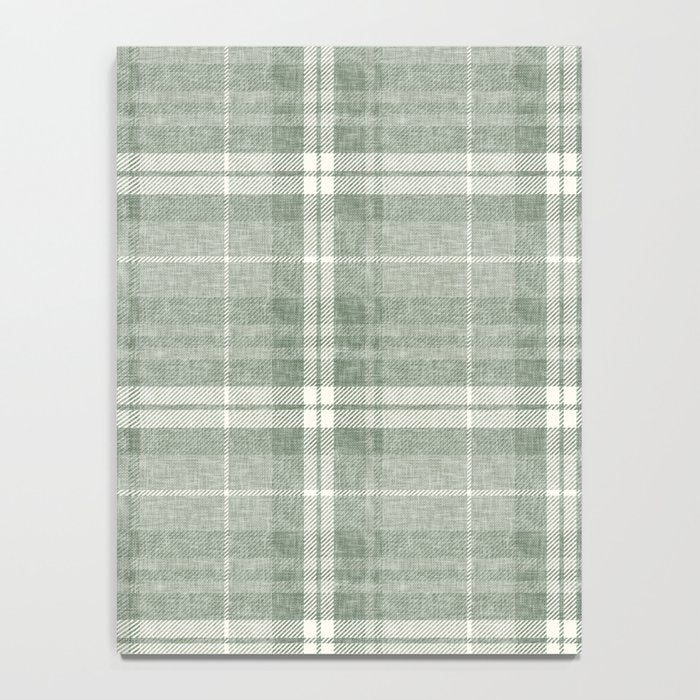 fall plaid - sage Notebook Gallery Image 4