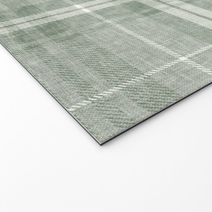 fall plaid - sage Welcome Mat Gallery Image 2