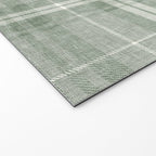 fall plaid - sage Welcome Mat Gallery Image 2