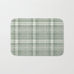 fall plaid - sage Bath Mat Gallery Image 1