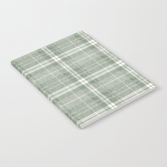 fall plaid - sage Notebook Gallery Image 1