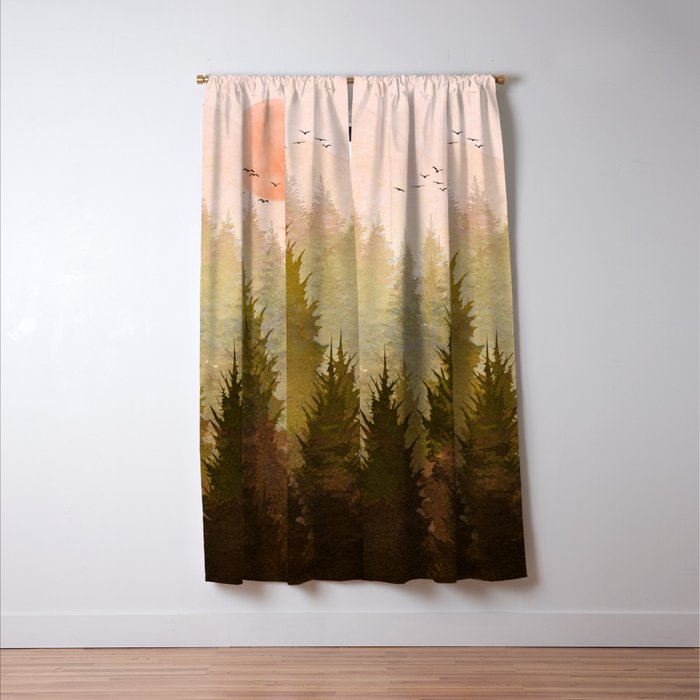 Hill Morning Window Curtain Gallery Image 3