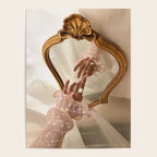 AESTHETICS | Parisian | collage | vintage | retro | pink | pastel | 70s | France | fashion | beige Poster Gallery Image 4