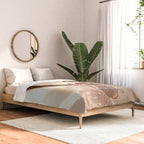 AESTHETICS | Parisian | collage | vintage | retro | pink | pastel | 70s | France | fashion | beige Comforter Gallery Image 2