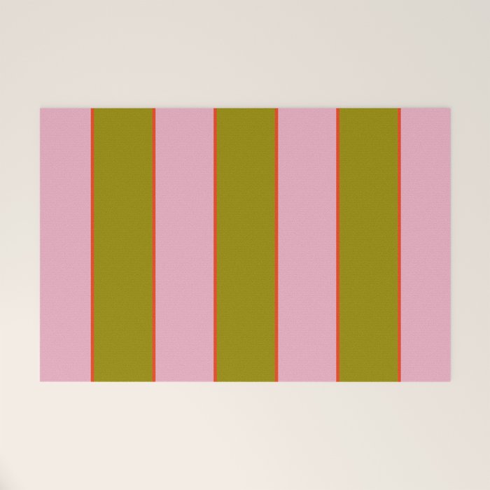 Abstration_GEOMETRIC_RIBBON_STRIPE_LINE_GIFT_LOVE_POP_0930 Welcome Mat Gallery Image 1