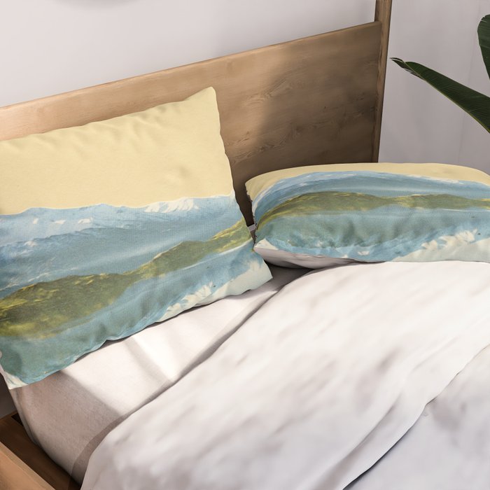 Mountain Lake Pillow Sham Gallery Image 2