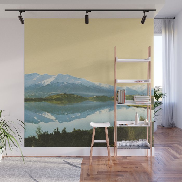 Mountain Lake Wall Mural Gallery Image 1