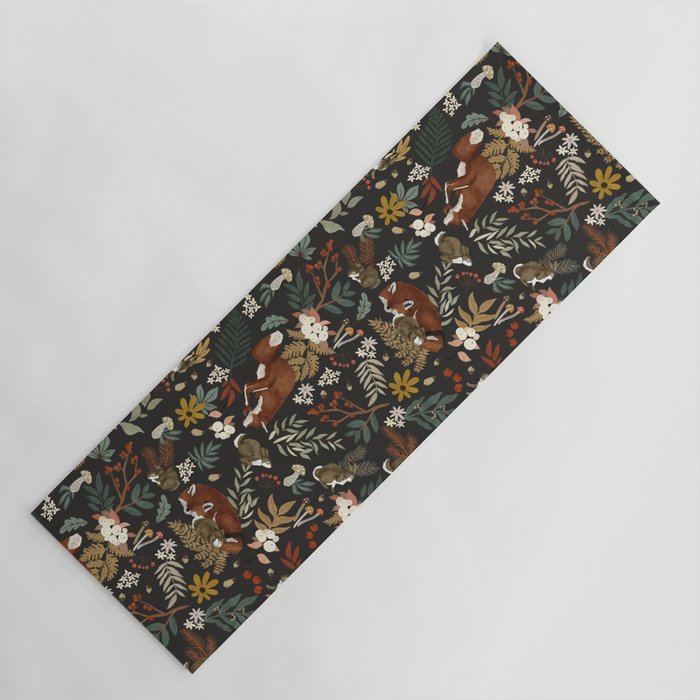 Animals winter wild nature 63B Yoga Mat Gallery Image 1