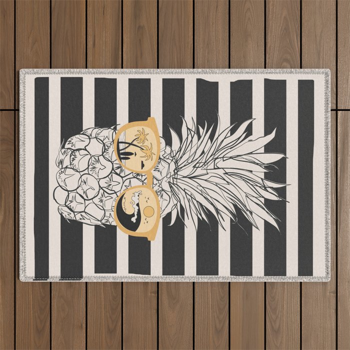 Pineapple Dreams 1 Outdoor Rug Gallery Image 1