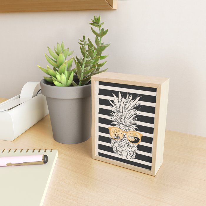 Pineapple Dreams 1 Mini Art Print Gallery Image 2