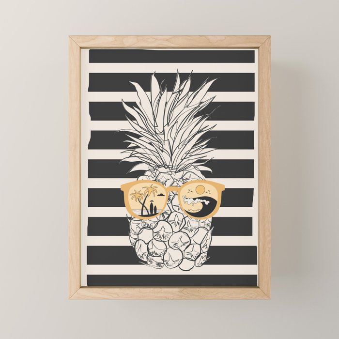Pineapple Dreams 1 Mini Art Print Gallery Image 1