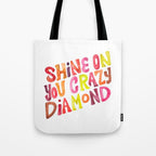 Shine On You Crazy Diamond - Rainbow Palette Tote Bag Gallery Image 1