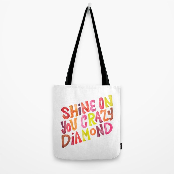 Shine On You Crazy Diamond - Rainbow Palette Tote Bag Gallery Image 2