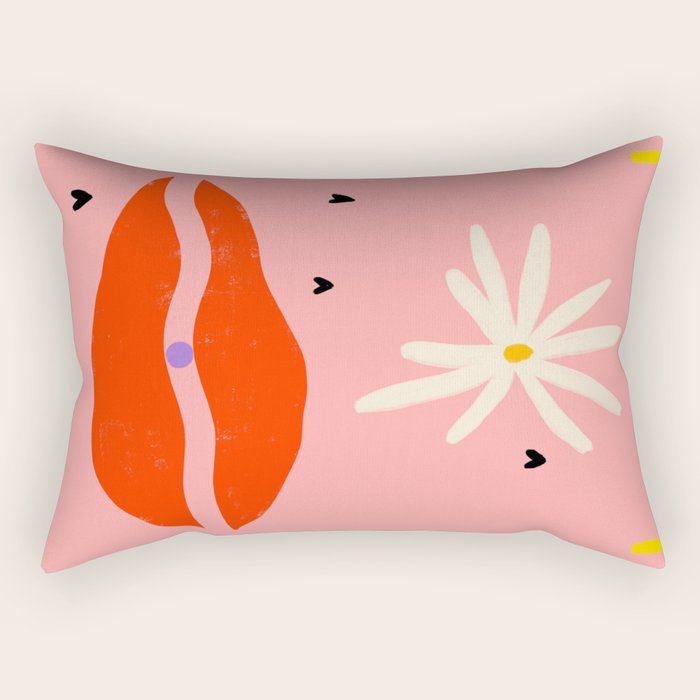 PEARL AND DAISY Rectangular Pillow Gallery Image 2