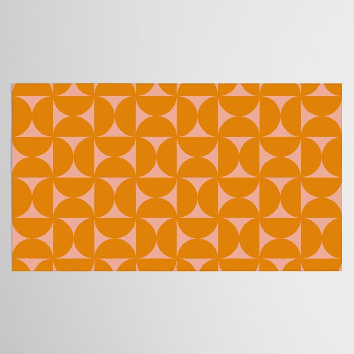 Bauhaus Mid Century Modern Geometric Pattern III Tablecloth Gallery Image 2