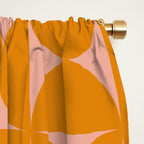 Bauhaus Mid Century Modern Geometric Pattern III Window Curtain Gallery Image 2