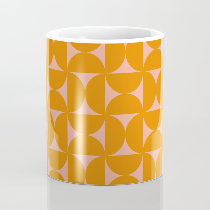 Bauhaus Mid Century Modern Geometric Pattern III Coffee Mug Gallery Image 4