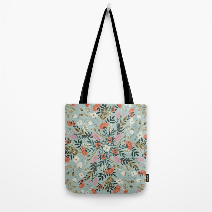 Painting blooming in circles Tote Bag Gallery Image 2