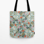 Painting blooming in circles Tote Bag Gallery Image 1