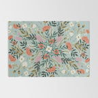 Painting blooming in circles Rug Gallery Image 2
