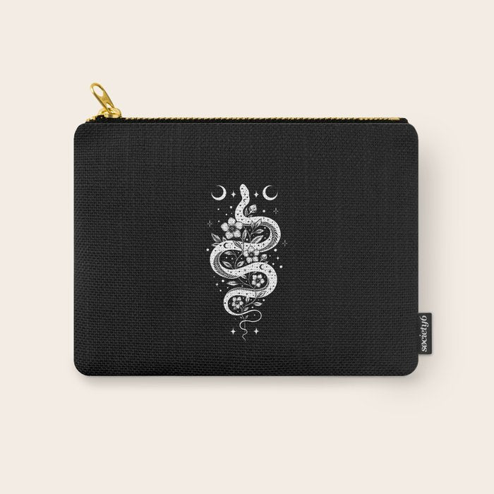 Serpent Spell-White Carry All Pouch Gallery Image 1