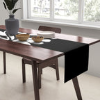 Tulip Fossil In Black  Table Runner Gallery Image 2