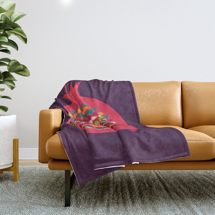 Pomegranate Throw Blanket Gallery Image 1