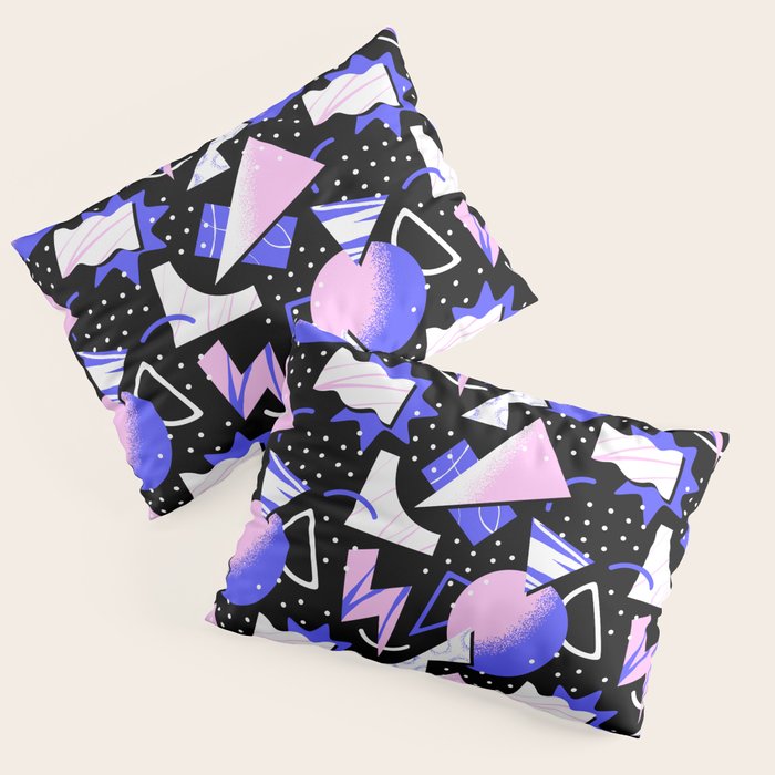 Abstract geometric shape modern pattern art Pillow Sham Gallery Image 1