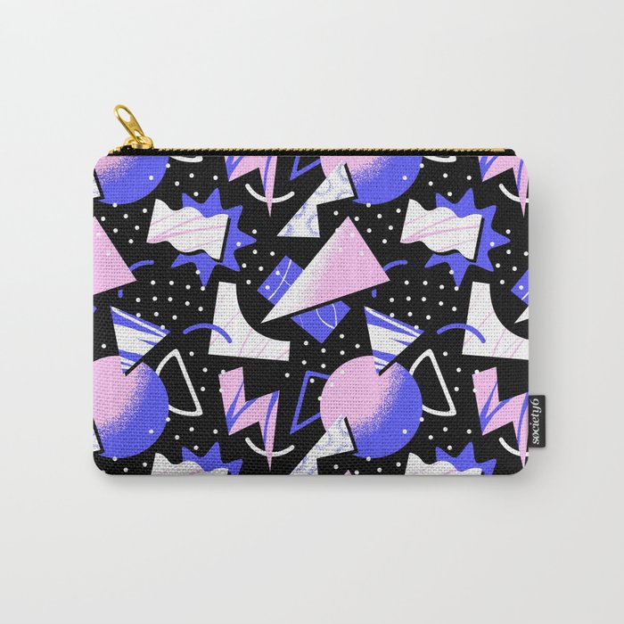 Abstract geometric shape modern pattern art Carry All Pouch Gallery Image 1