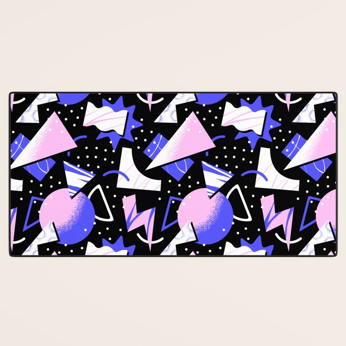 Abstract geometric shape modern pattern art Desk Mat Gallery Image 3