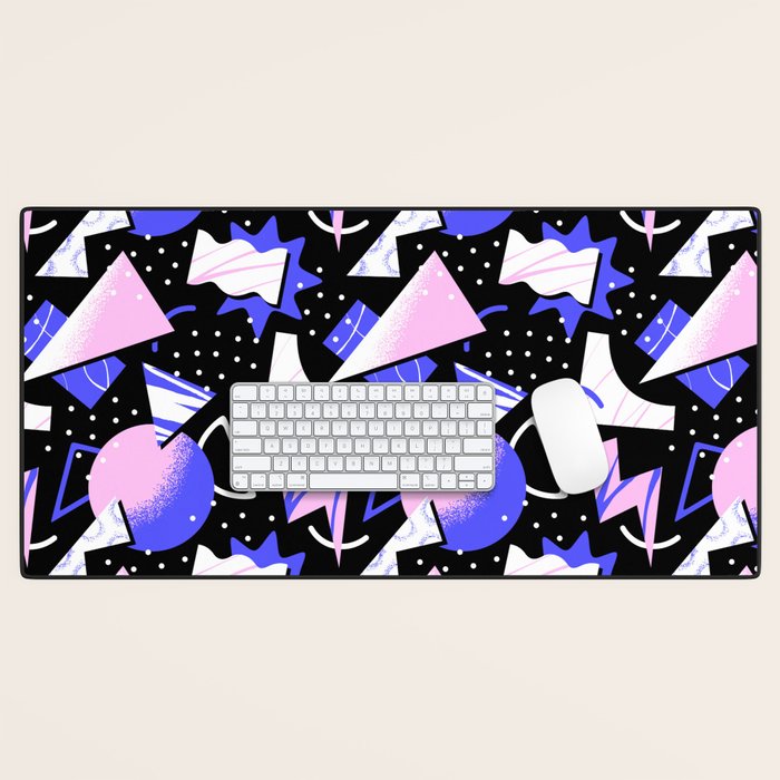 Abstract geometric shape modern pattern art Desk Mat Gallery Image 1