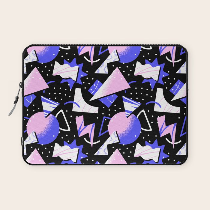 Abstract geometric shape modern pattern art Laptop Sleeve Gallery Image 1