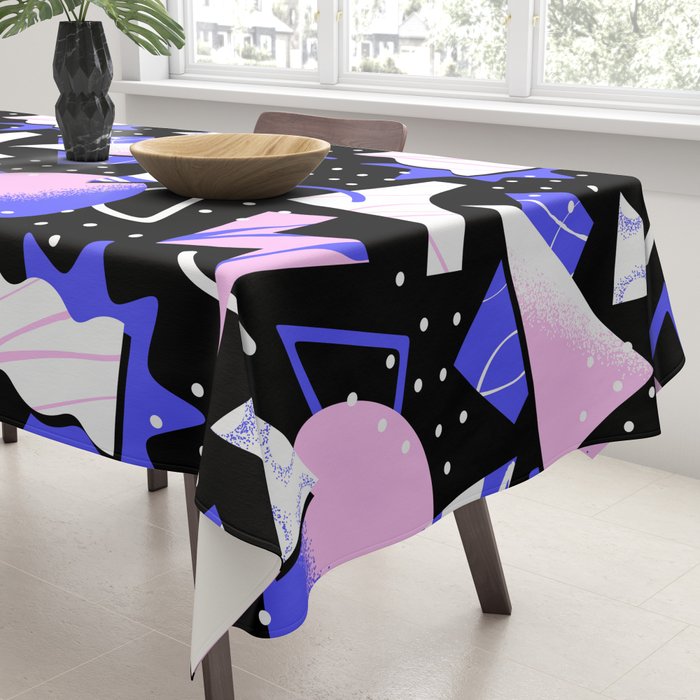 Abstract geometric shape modern pattern art Tablecloth Gallery Image 3