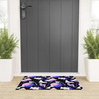 Abstract geometric shape modern pattern art Welcome Mat Gallery Image 3