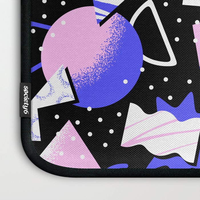 Abstract geometric shape modern pattern art Laptop Sleeve Gallery Image 3