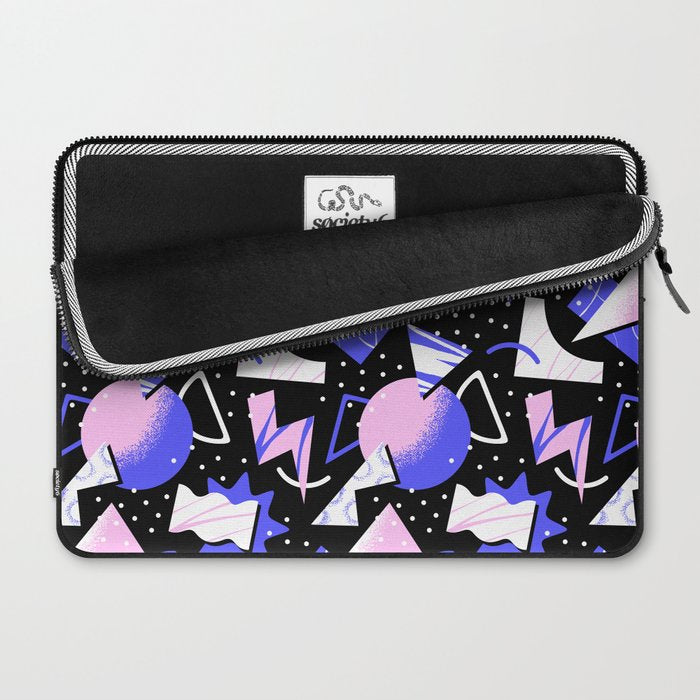Abstract geometric shape modern pattern art Laptop Sleeve Gallery Image 2