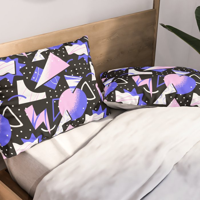 Abstract geometric shape modern pattern art Pillow Sham Gallery Image 2