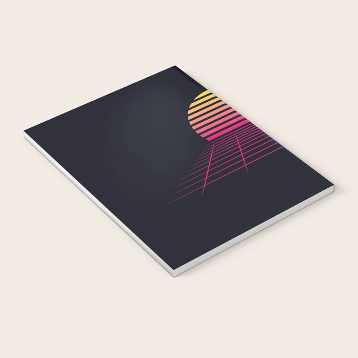 Retrowave sunset 2 / 80s - 90s Retro Notebook Gallery Image 3