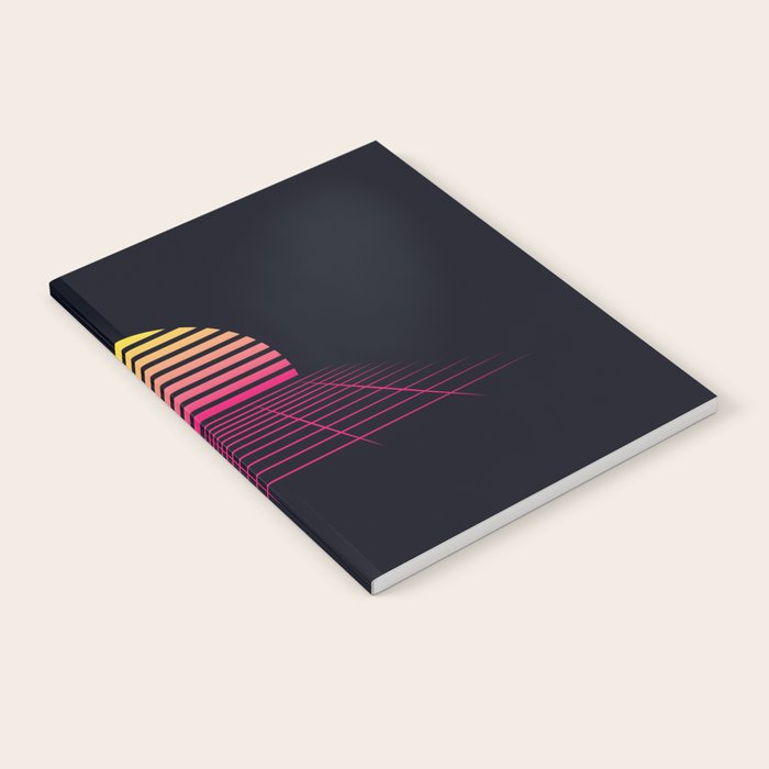 Retrowave sunset 2 / 80s - 90s Retro Notebook Gallery Image 2