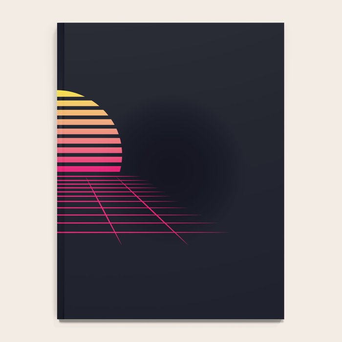 Retrowave sunset 2 / 80s - 90s Retro Notebook Gallery Image 4