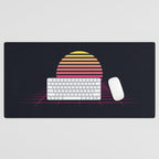 Retrowave sunset 2 / 80s - 90s Retro Desk Mat Gallery Image 1