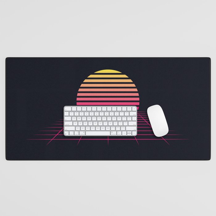 Retrowave sunset 2 / 80s - 90s Retro Desk Mat Gallery Image 1