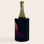Retrowave sunset 2 / 80s - 90s Retro Wine Chiller Gallery Image 3