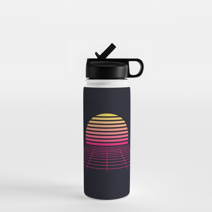 Retrowave sunset 2 / 80s - 90s Retro Water Bottle Gallery Image 1