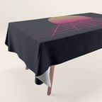 Retrowave sunset 2 / 80s - 90s Retro Tablecloth Gallery Image 1