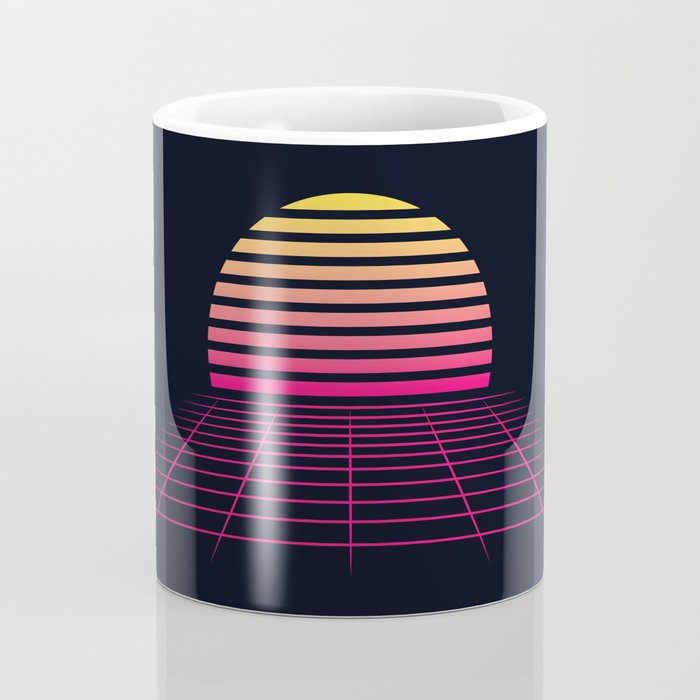 Retrowave sunset 2 / 80s - 90s Retro Coffee Mug Gallery Image 4