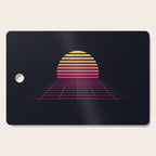 Retrowave sunset 2 / 80s - 90s Retro Cutting Board Gallery Image 1