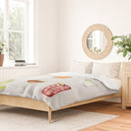 Classic Watercolor Cocktails Drinks Duvet Cover Gallery Image 2