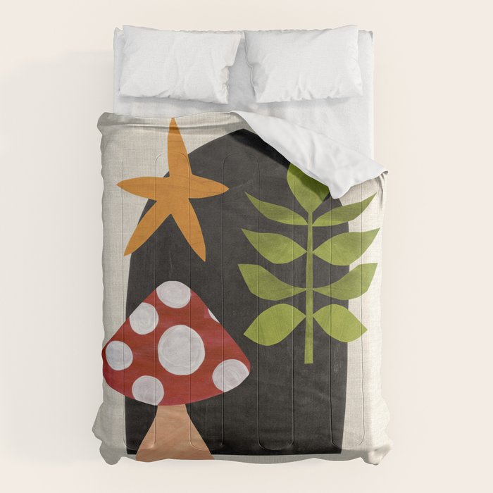 Magic Forest Mushroom Comforter Gallery Image 1