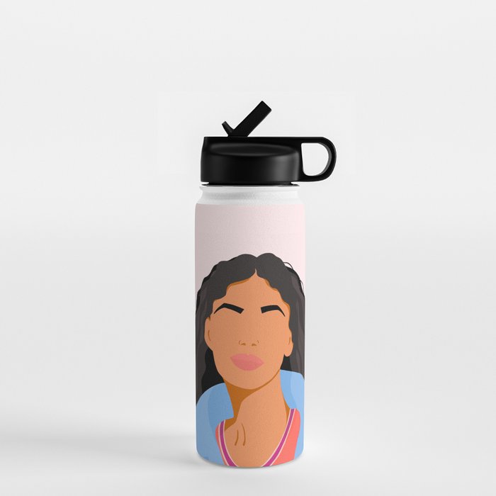 Girl With Snake T-Shirt Water Bottle Gallery Image 1
